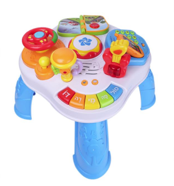 "שולחן פעילות" – צעצוע המעוצב כשולחן 