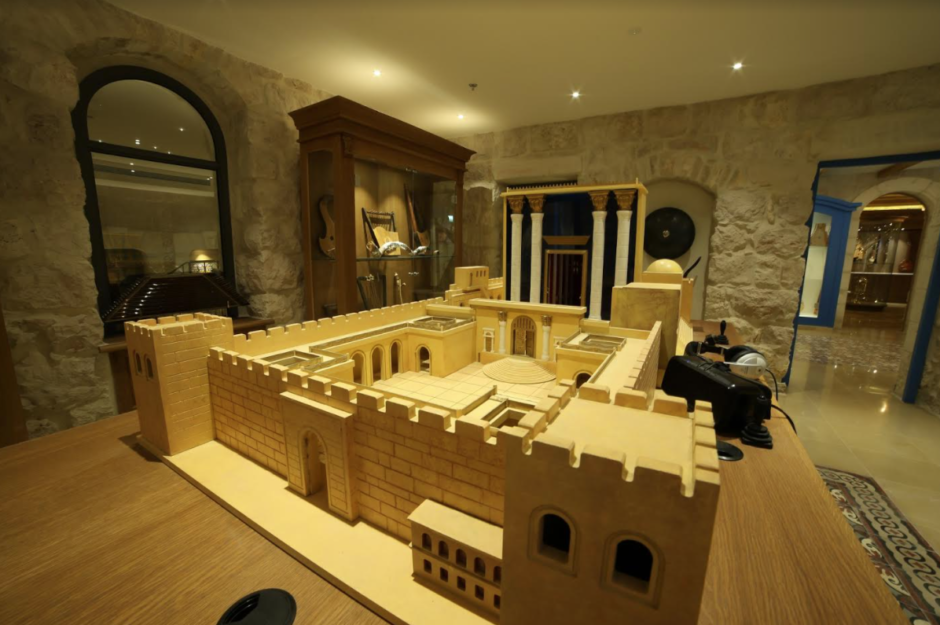 פסח 2021 ירושלים: בית המקדש בחלל העברי במוזיאון המוסיקה. צילום ליאור לינר